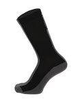 SANTINI Cyklistické ponožky klasické - PURO - čierna