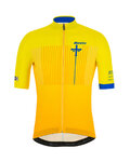 SANTINI Cyklistický dres s krátkym rukávom - LA VUELTA 2019 - modrá/žltá