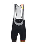 SANTINI Cyklistické nohavice krátke s trakmi - LA VUELTA 2020 - čierna