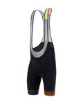 SANTINI Cyklistické nohavice krátke s trakmi - LA VUELTA 2020 - čierna