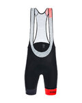 SANTINI Cyklistické nohavice krátke s trakmi - LA VUELTA 2020 - čierna