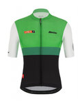 SANTINI Cyklistický dres s krátkym rukávom - LA VUELTA 2021 - zelená