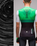SANTINI Cyklistický dres s krátkym rukávom - LA VUELTA 2021 - zelená