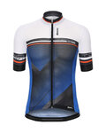 SANTINI Cyklistický dres s krátkym rukávom - TONO - modrá/biela
