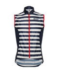 SANTINI Cyklistická vesta - LA VUELTA 2018 - modrá/biela