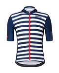 SANTINI Cyklistický dres s krátkym rukávom - LA VUELTA 2018 - biela/modrá