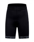 SANTINI Cyklistické nohavice krátke bez trakov - CONAN  KIDS - čierna