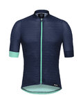 SANTINI Cyklistický dres s krátkym rukávom - SOFFIO - modrá