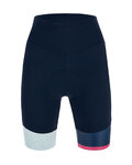 SANTINI Cyklistické nohavice krátke bez trakov - GIADA HIP LADY - modrá