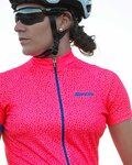 SANTINI Cyklistický dres s krátkym rukávom - GIADA HIP LADY - modrá/ružová