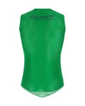 SANTINI Cyklistické tričko bez rukávov - CROWN - zelená