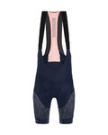 SANTINI Cyklistické nohavice krátke s trakmi - FRECCIA - modrá