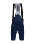 SANTINI Cyklistické nohavice krátke s trakmi - TONO DINAMO - modrá