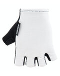 SANTINI Cyklistické rukavice krátkoprsté - CUBO - biela