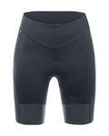 SANTINI Cyklistické nohavice krátke bez trakov - PRO ALBA LADY - šedá