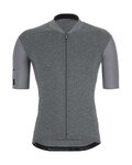 SANTINI Cyklistický krátky dres a krátke nohavice - COLORE - šedá/čierna