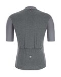 SANTINI Cyklistický krátky dres a krátke nohavice - COLORE - šedá/čierna