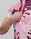 SANTINI Cyklistický dres s krátkym rukávom - GIADA MAUI LADY - viacfarebná/ružová