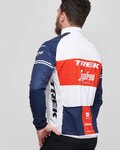 SANTINI Cyklistická vetruodolná bunda - TREK SEGAFREDO 2021 - červená/biela/modrá