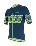SANTINI Cyklistický dres s krátkym rukávom - TONO PROFILO - zelená