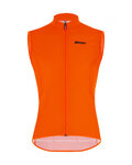 SANTINI Cyklistická vesta - NEBULA PURO - oranžová