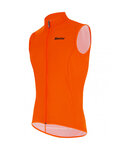 SANTINI Cyklistická vesta - NEBULA PURO - oranžová
