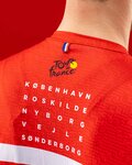 SANTINI Cyklistický dres s krátkym rukávom - TOUR DE FRANCE 2022 - biela/červená/žltá