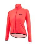 SANTINI Cyklistická vetruodolná bunda - NEBULA WINDPROOF W - ružová
