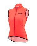 SANTINI Cyklistická vesta - NEBULA WINDPROOF W - ružová