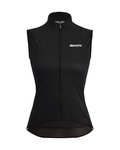 SANTINI Cyklistická vesta - NEBULA WINDPROOF W - čierna
