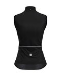 SANTINI Cyklistická vesta - NEBULA WINDPROOF W - čierna