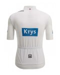 SANTINI Cyklistický dres s krátkym rukávom - TOUR DE FRANCE 2022 - biela