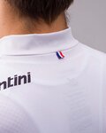SANTINI Cyklistický dres s krátkym rukávom - TOUR DE FRANCE 2022 - biela