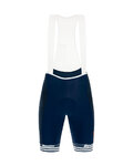 SANTINI Cyklistické nohavice krátke s trakmi - TREK SEGAFREDO 2020 - modrá