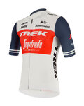SANTINI Cyklistický dres s krátkym rukávom - TREK SEGAFREDO 2020 - biela/modrá/červená