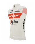 SANTINI Cyklistická vesta - TREK SEGAFREDO 2022 - biela/červená