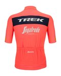 SANTINI Cyklistický dres s krátkym rukávom - TREK SEGAFREDO 2022 FAN LINE - ružová