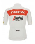 SANTINI Cyklistický dres s krátkym rukávom - TREK SEGAFREDO 2022 ORIGINAL - červená/biela
