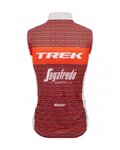 SANTINI Cyklistická vesta - TREK SEGAFREDO 2023 - biela/červená
