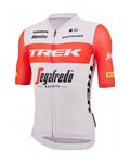 SANTINI Cyklistický dres s krátkym rukávom - TREK SEGAFREDO 2023 ORIGINAL - červená/biela