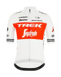SANTINI Cyklistický dres s krátkym rukávom - TREK 2019 BLEND - biela/červená