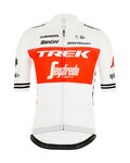 SANTINI Cyklistický dres s krátkym rukávom - TREK 2019 SLEEK99 - biela/červená