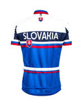SANTINI Cyklistický dres s krátkym rukávom - TEAM SLOVAKIA 2016 - modrá/červená/biela