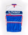 SANTINI Cyklistická vesta - TEAM SLOVAKIA 2017 - biela/modrá