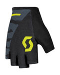 SCOTT Cyklistické rukavice krátkoprsté - ASPECT SPORT GEL SF - žltá/šedá