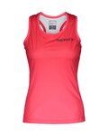 SCOTT Cyklistický dres bez rukávov - ENDURANCE LADY - ružová/šedá