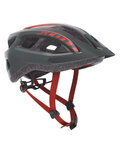 SCOTT Cyklistická prilba - SUPRA (CE) - červená/šedá