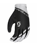 SCOTT Cyklistické rukavice dlhoprsté - RC TEAM LF - biela/čierna