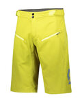 SCOTT Cyklistické nohavice krátke bez trakov - TRAIL VERTIC - žltá