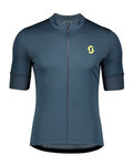 SCOTT Cyklistický dres s krátkym rukávom - ENDURANCE 10 - modrá